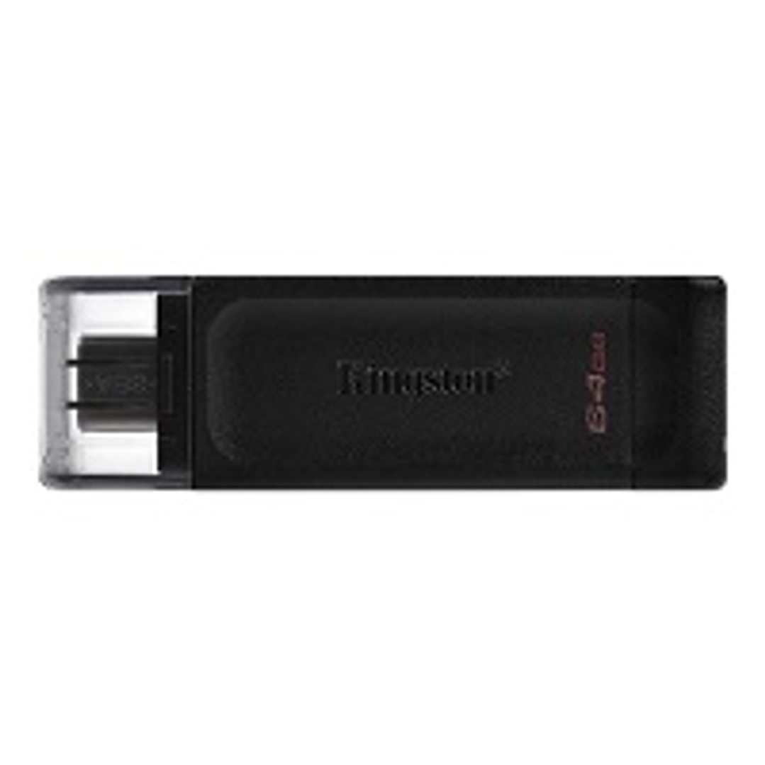 Kingston USB Flash Drives - KNG 64GB USB-C Datatraveler 70 1