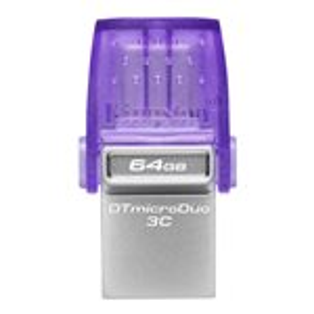 Kingston USB Flash Drives - KNG 64GB microDuo 3C DataTravel 1