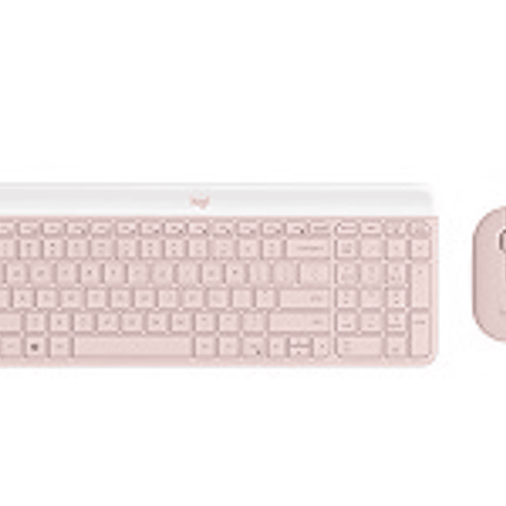 Logitech Combo inalambrico MK470 Rosado Espanol 1