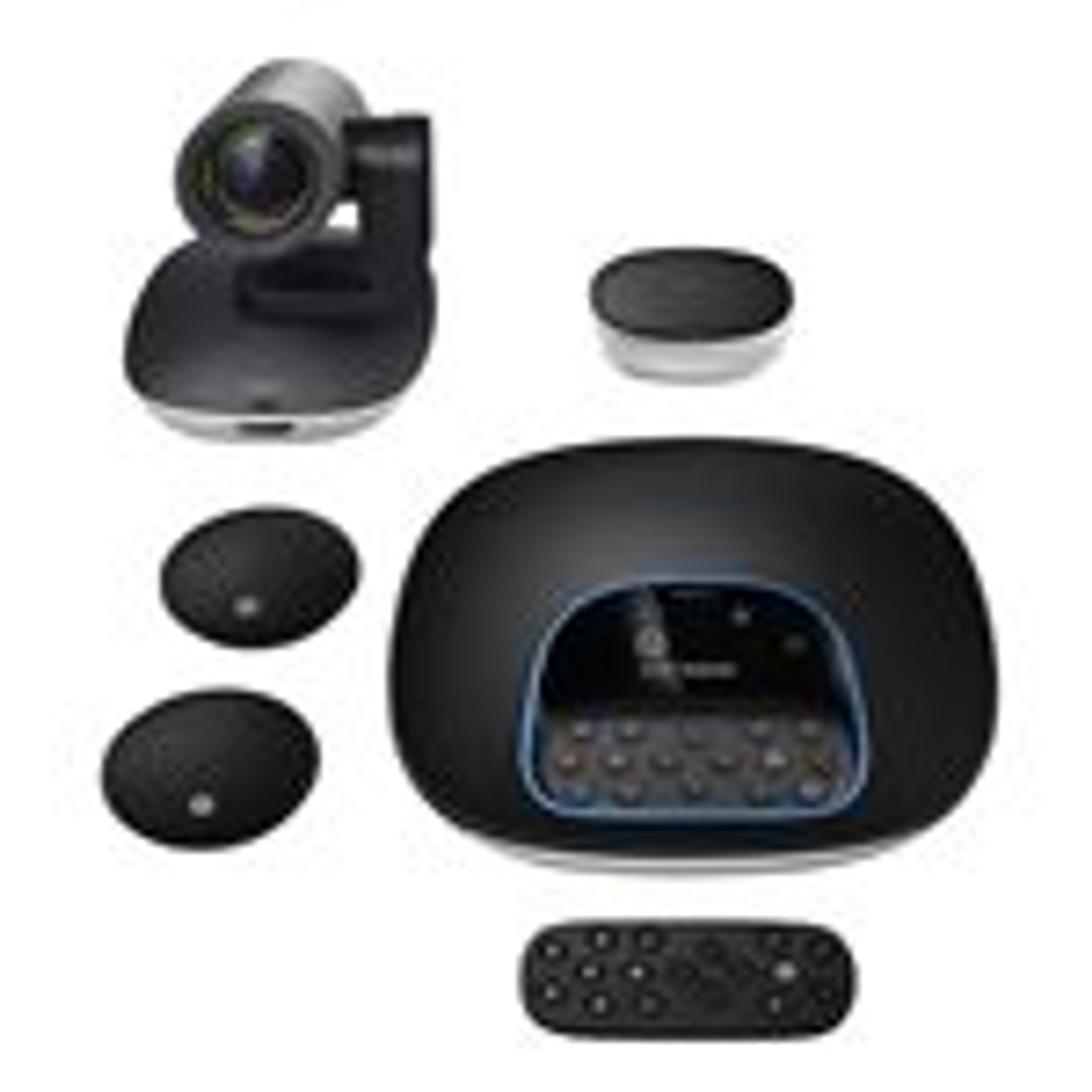Logitech bundle sistema de conferencia camara group+microfonos de expansion 1