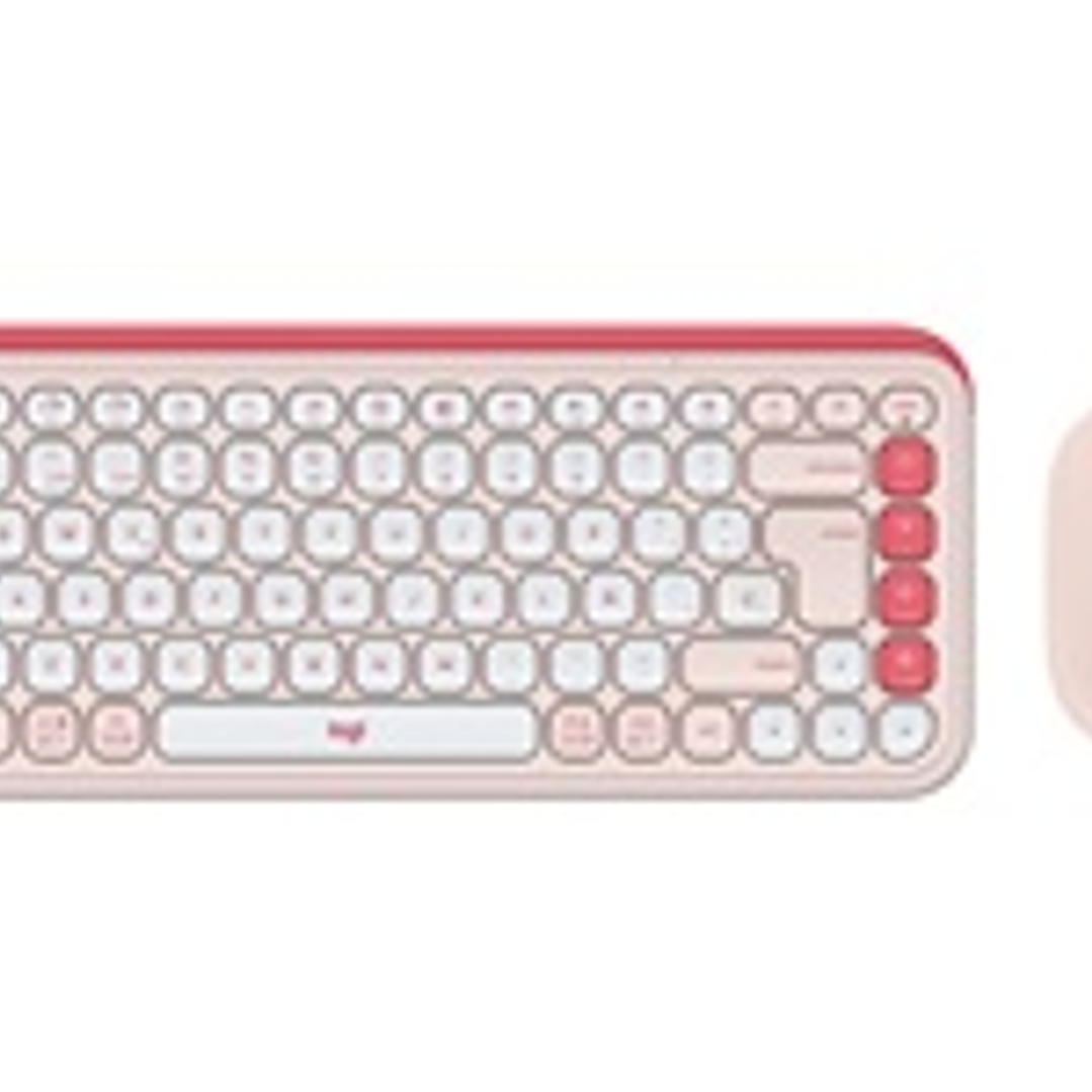 Logitech Combo inalambrico POP Icon Rosado Espanol 1