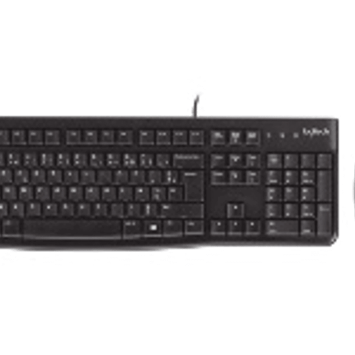 Logitech Combo alambrico teclado+mouse MK120 antiderrame 1