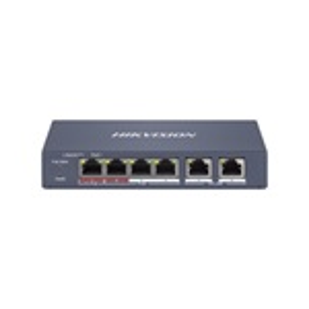 HIK Switch 4 Puertos 1 HiPOE + 2 x 10/100 Mbps 60W 300mt 1