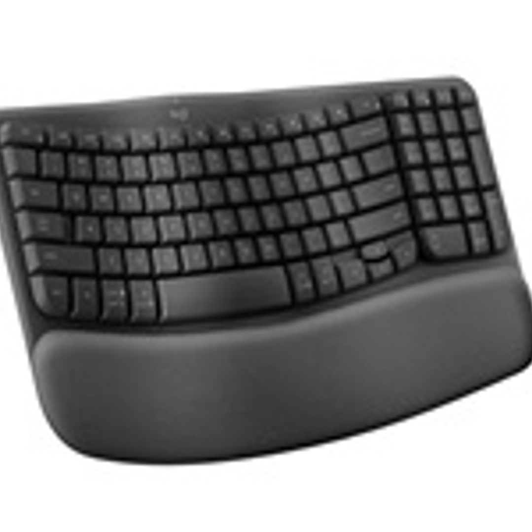 Logitech Teclado inalambrico Wave Keys Grafito Espanol 1