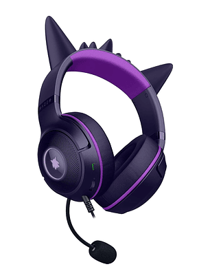 Auriculares USB para gamers Razer Kraken Kitty V2 - Edición Gengar Pokemón RZ04-04730300-R3M1