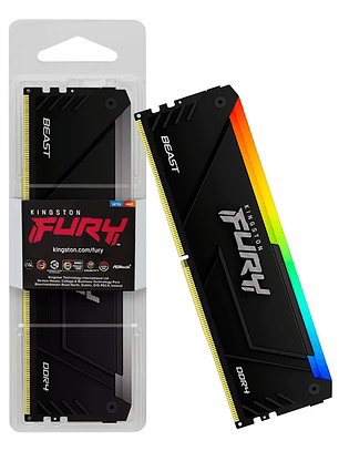 Memoria RAM Kingston Fury - KNF 16 GB 3200 MT/S DDR4 Dimm RGB
