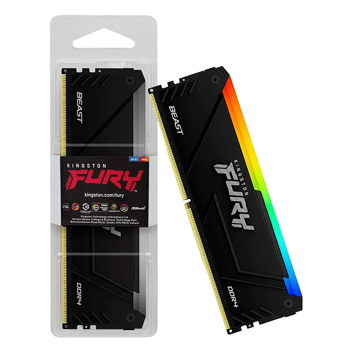 Memoria RAM Kingston Fury - KNF 16 GB 3200 MT/S DDR4 Dimm RGB 1