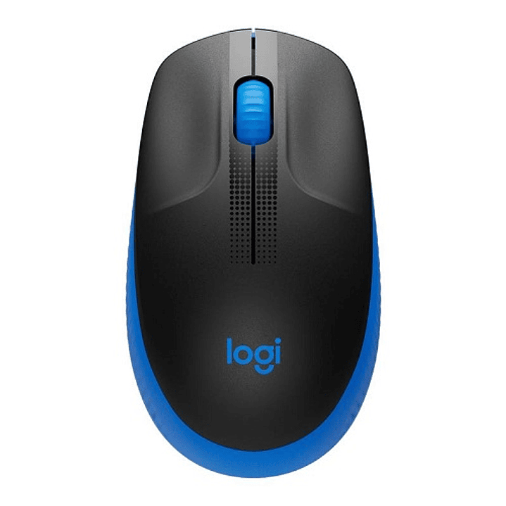 Mouse inalámbrico Logitech M190 Negro/Azul 910-005903 1