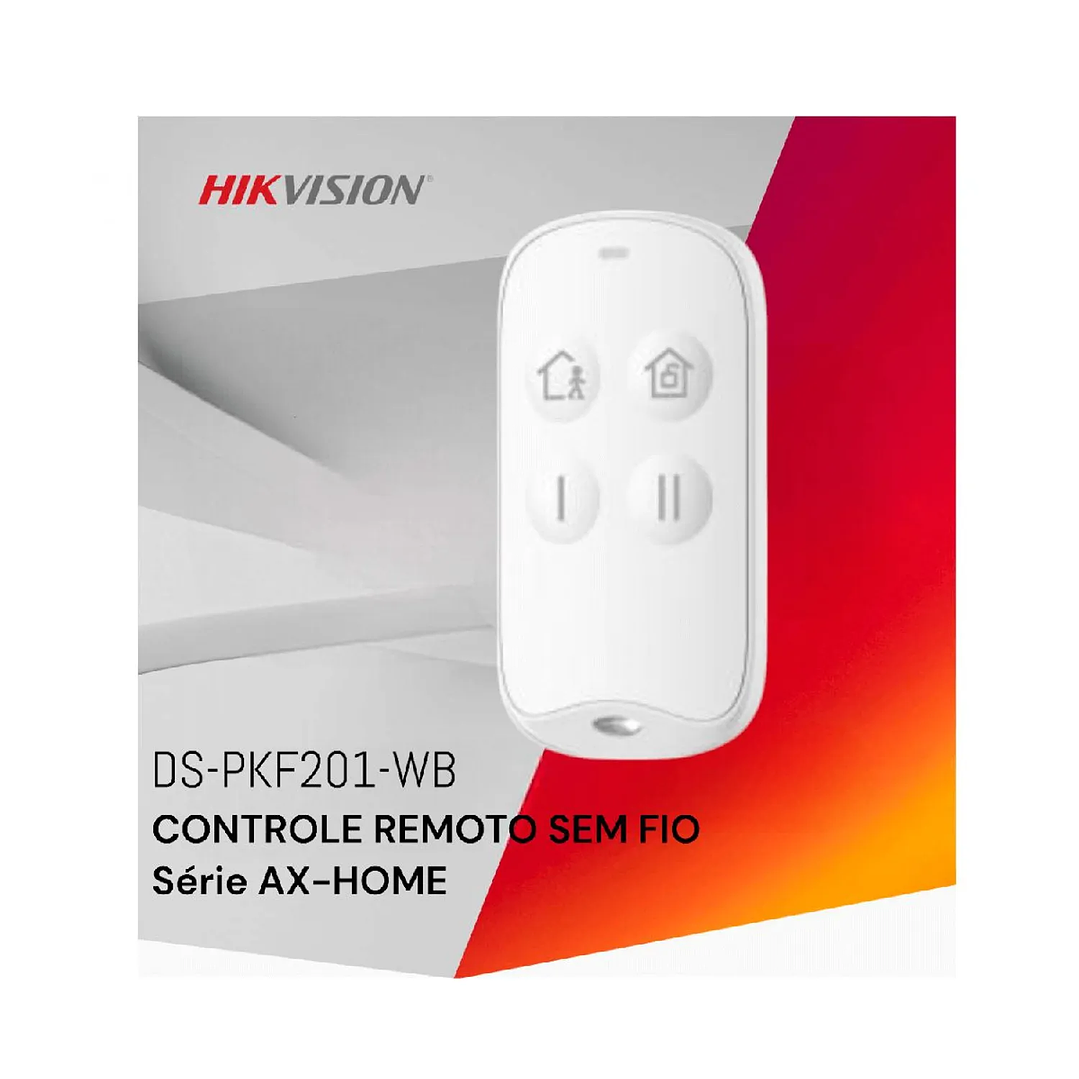 Pulsador inalámbrico Hikvision AX HOME Series DS-PKF201-WB 1