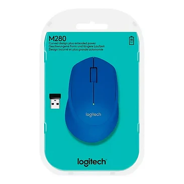 Mouse inalámbrico Logitech M280 Azul 910-004361 1