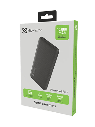 Batería y cargador Klip Xtreme PowerBank 10.000 mAh KPB-500