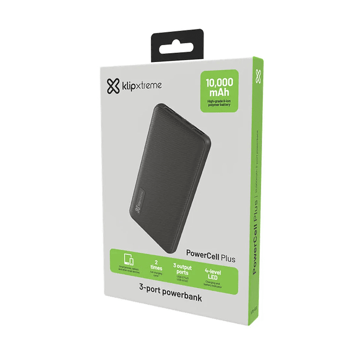 Batería y cargador Klip Xtreme PowerBank 10.000 mAh KPB-500 1