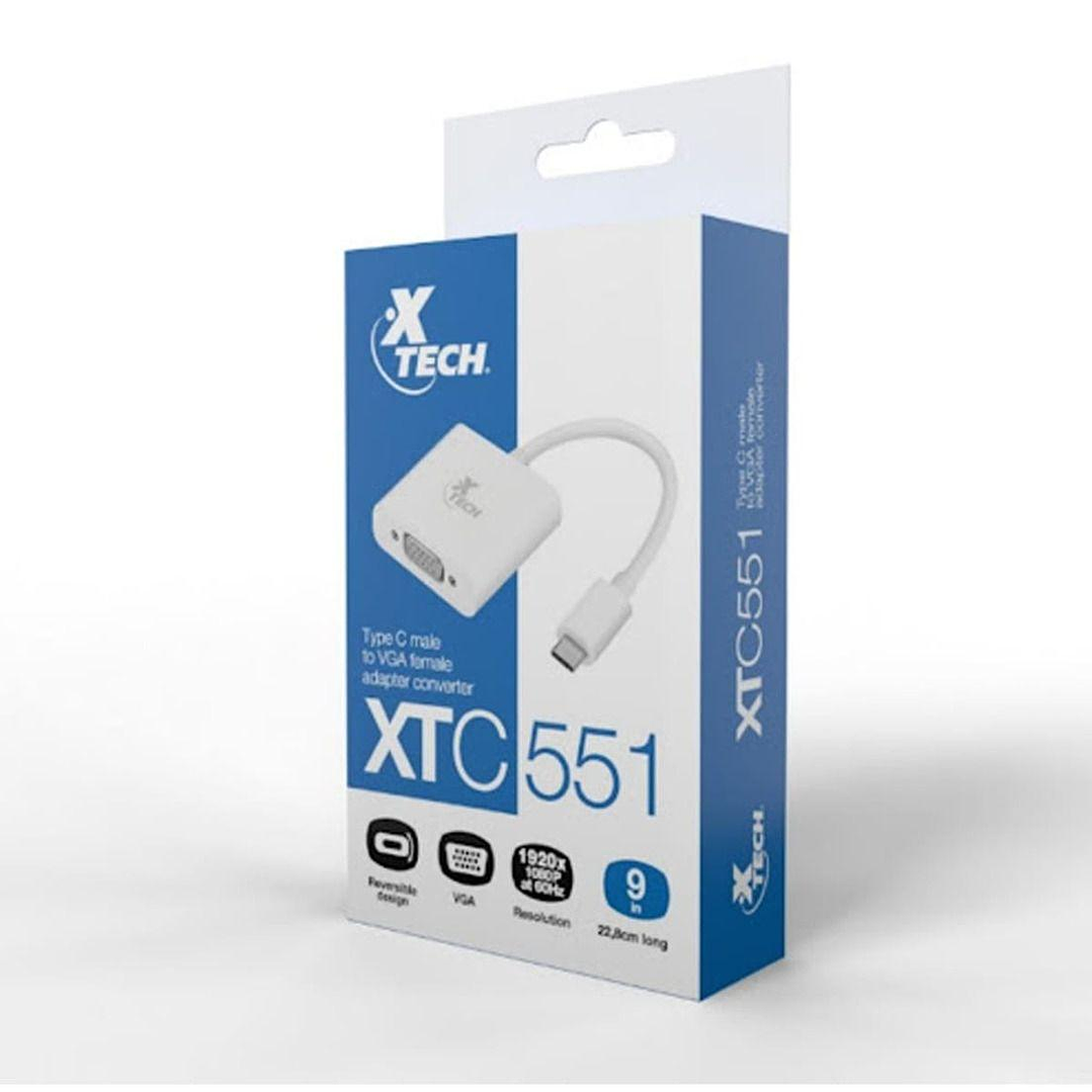 Adaptador Xtech USB C m a VGA f X XTC-551 1