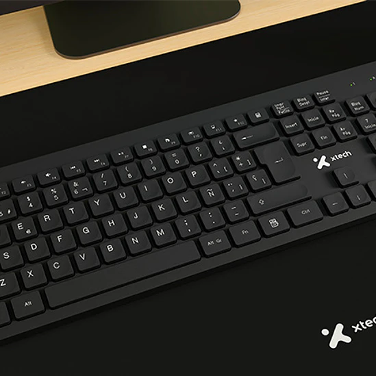 Kit de teclado multimedia y Mouse inalámbrico con alfombrilla XL y HUB USB 3.0 de 4 puertos (XTK-320S) 3