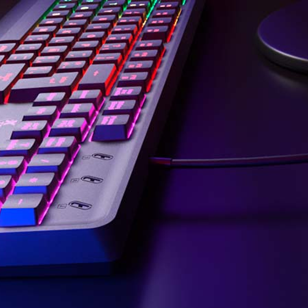 Teclado alámbrico CHEVALIER multimedia para videojuegos con iluminación de fondo LED multicolor (XTK-505S) 3