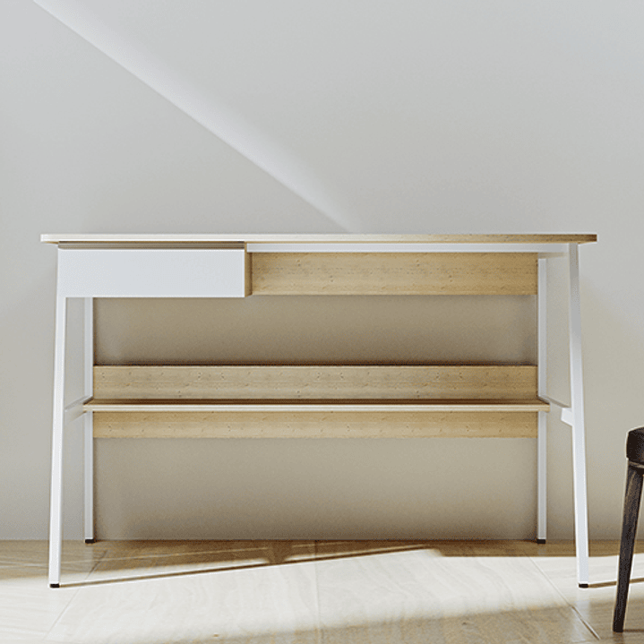 Escritorio para computadora de un nivel con gaveta y estante (XTF-CD207) 1