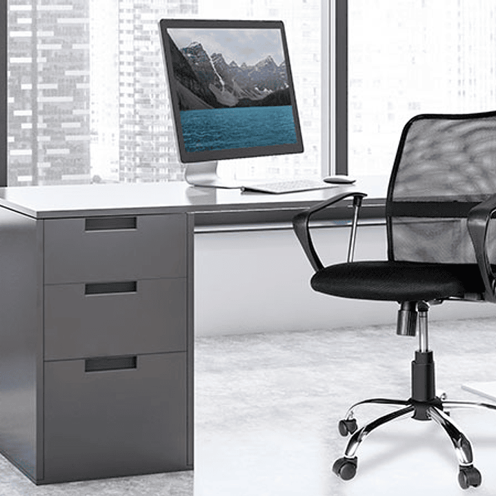 Silla ejecutiva Xtech Verona negra capacidad 3