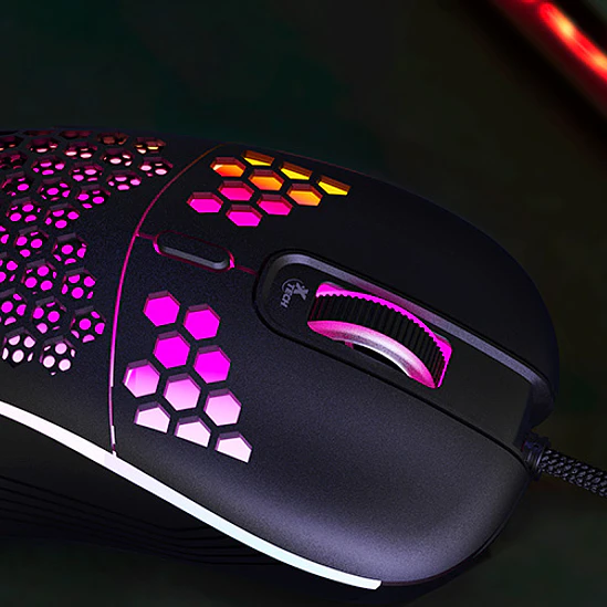 Mouse gaming 6 botones hasta 3200DPI USB XTM-620 2