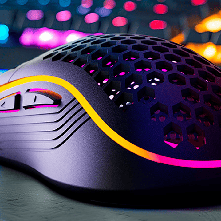 Mouse gaming 6 botones hasta 3200DPI USB XTM-620 3