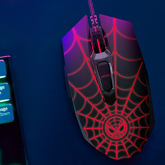 Mouse óptico de 7 botones para videojuegos | Edición Spider-Man Miles Morales (XTM-M520SM) 3