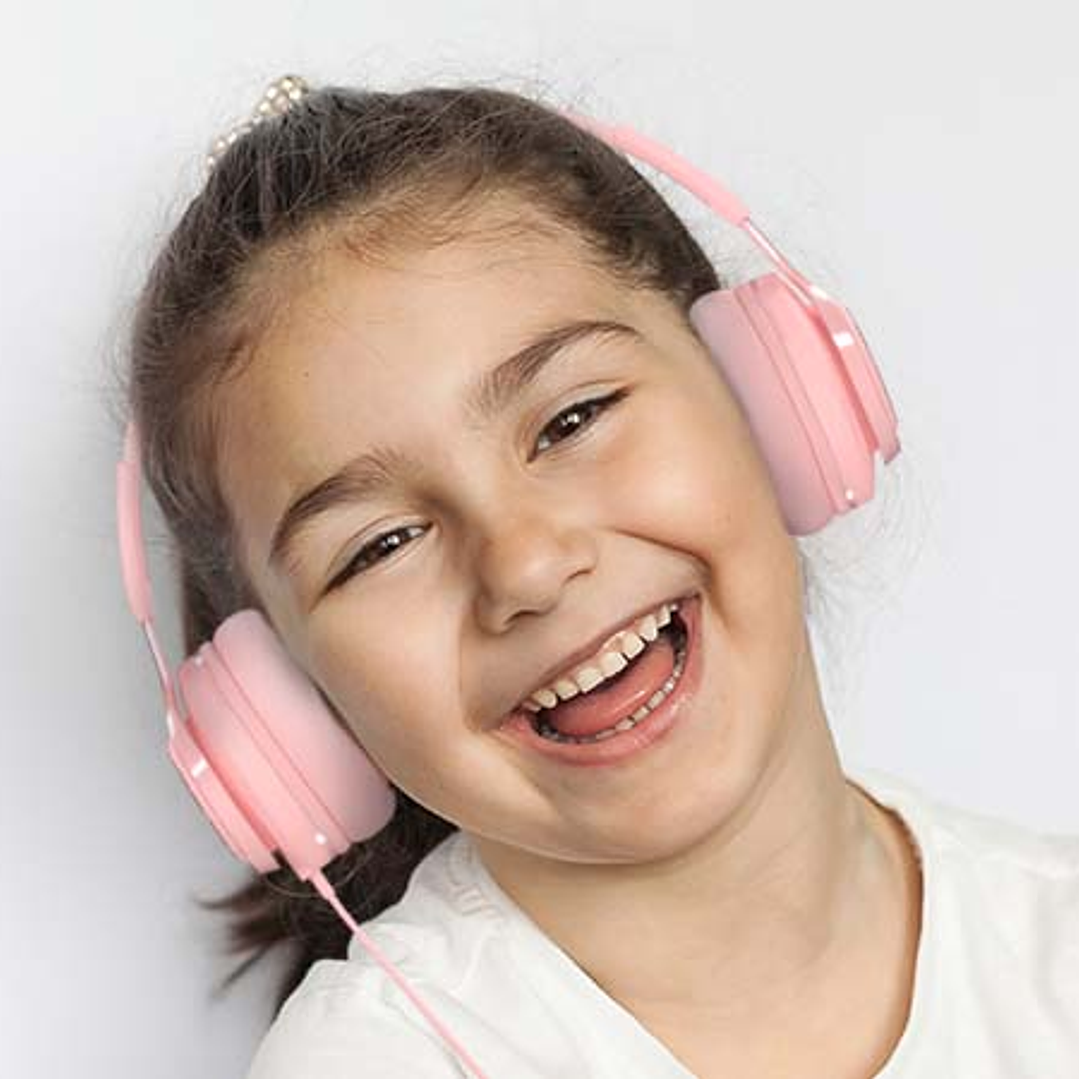 Auriculares alámbricos Cutie para niños con micrófono y tecnología de limitación de volumen (XTH-355) 3