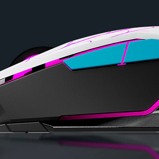 Mouse óptico de 7 botones para videojuegos | Edición Ghost Spider (XTM-M520SG) 2