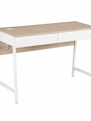 Escritorio para computadora de un nivel con gavetas y puertos USB (XTF-CD206)