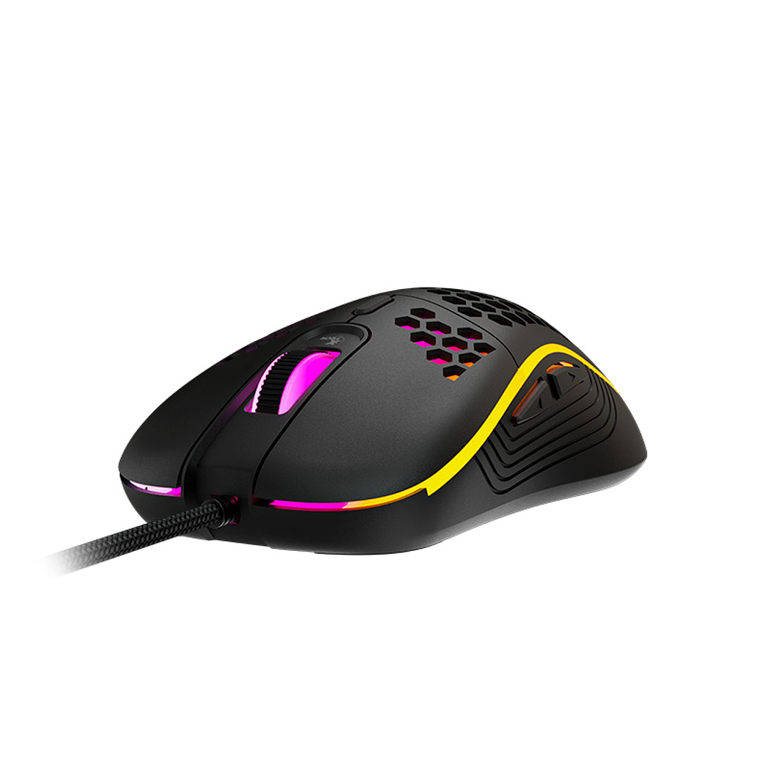 Mouse gaming 6 botones hasta 3200DPI USB XTM-620 1
