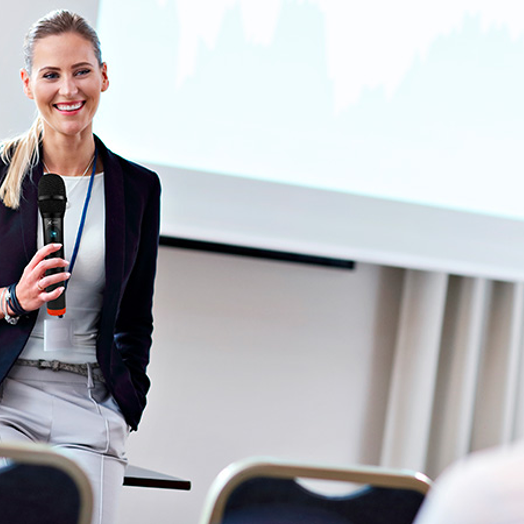 Micrófono inalámbrico de mano UNIXON UHF con receptor recargable (XTS-690) 2