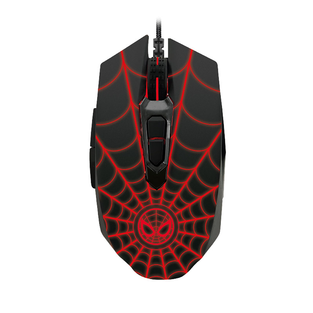 Mouse óptico de 7 botones para videojuegos | Edición Spider-Man Miles Morales (XTM-M520SM) 1