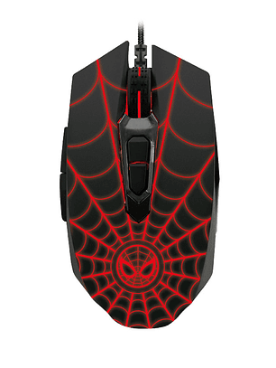Mouse óptico de 7 botones para videojuegos | Edición Spider-Man Miles Morales (XTM-M520SM)