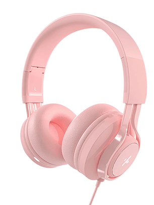 Auriculares alámbricos Cutie para niños con micrófono y tecnología de limitación de volumen (XTH-355)
