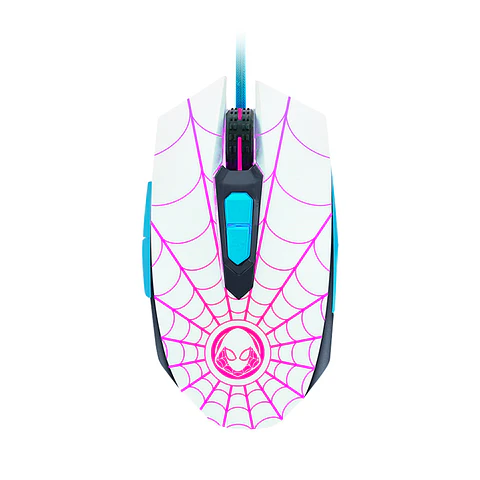 Mouse óptico de 7 botones para videojuegos | Edición Ghost Spider (XTM-M520SG)