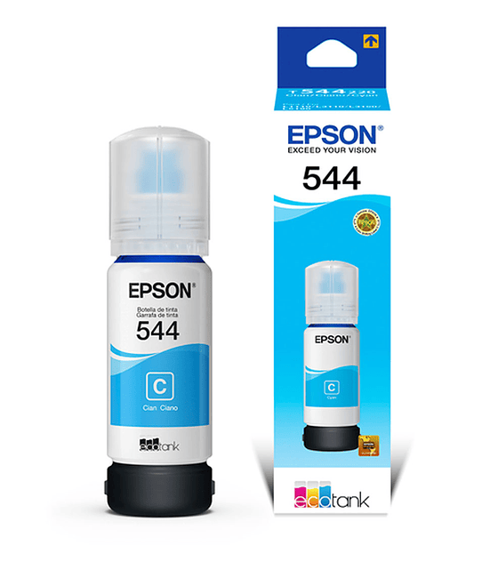 Botella de tinta Epson T544 Azul ciánico L3110 (65ml)