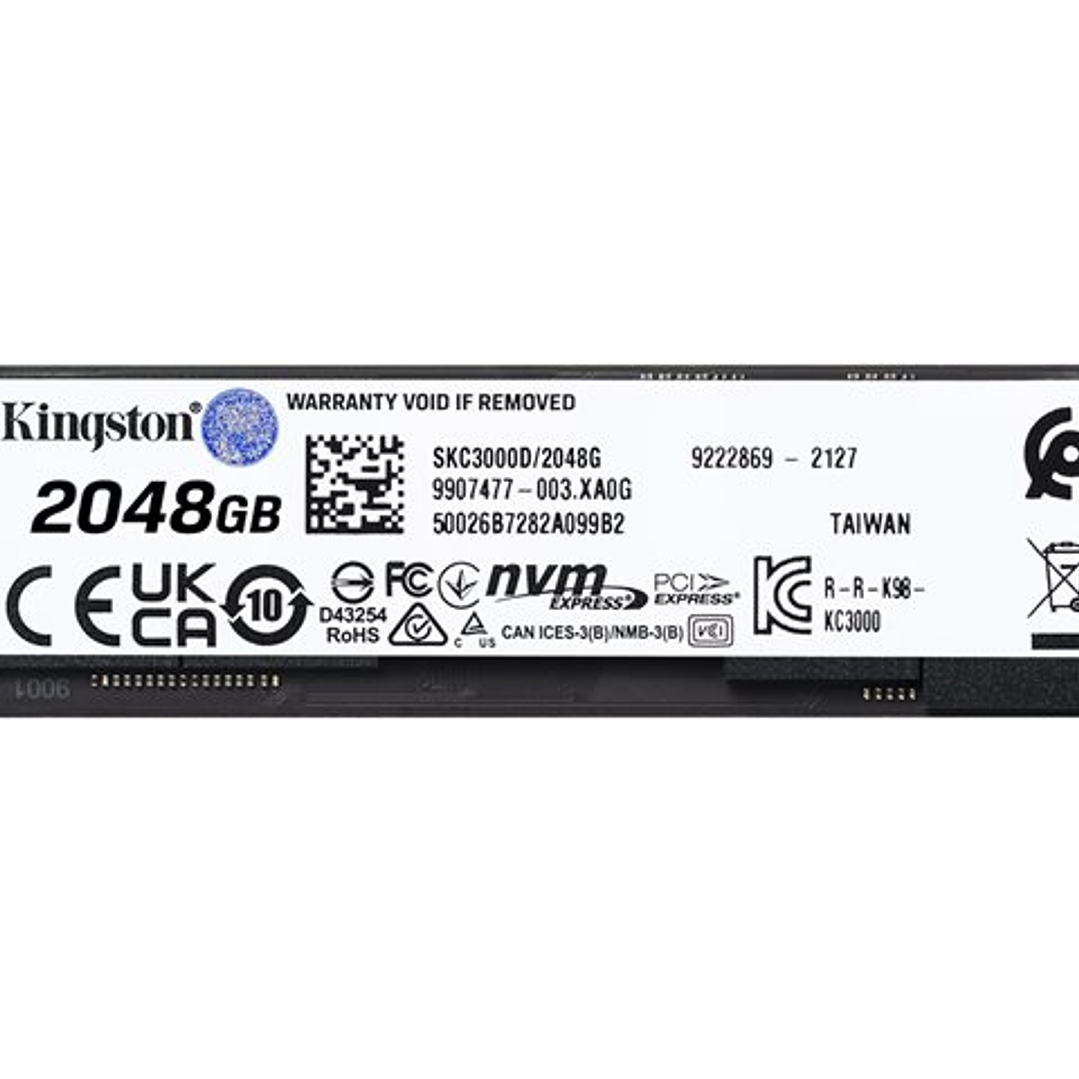 Unidad de estado sólido interna Kingston SSD 2048GB SKC3000D/2048G 3