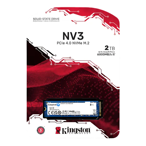 Unidad SSD Kingston NV3 2TB M2 PCIE 4.0 NVME SNV3S/2000G