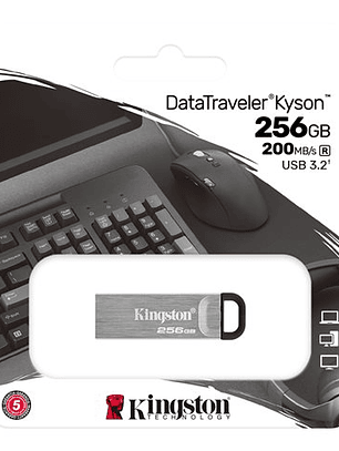 Unidad flash USB Kingston 256GB USB 3.0 Datatraveler DTKN/256GB
