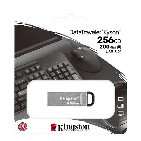 Unidad flash USB Kingston 256GB USB 3.0 Datatraveler DTKN/256GB 1