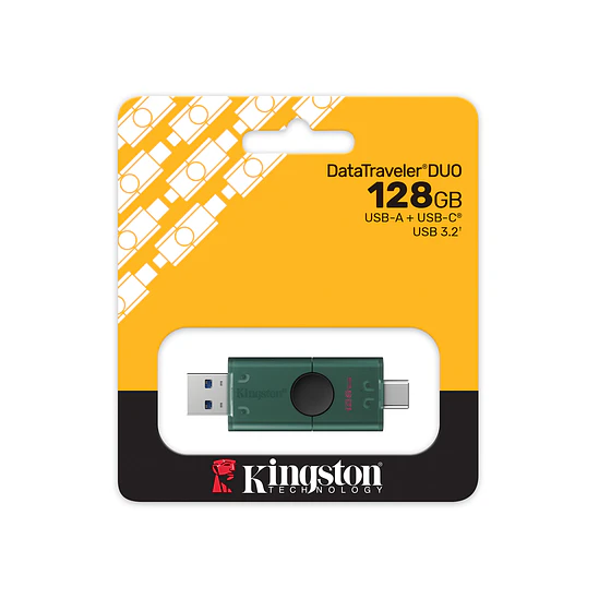 Unidad flash USB Kingston 128GB USB-A + USB-C Gen1 Data 1