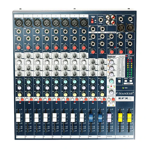 Mezclador analógico Soundcraft EFX8 de 8 canales SCR-E535000000EU