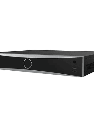 NVR Hikvision de 32/16 canales POE 4K con capacidad de 4 discos duros AcuSense y reconocimiento facial DS-7732NXI-K4/16P 32 canales