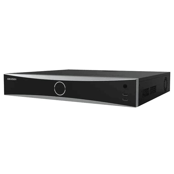 NVR Hikvision de 32/16 canales POE 4K con capacidad de 4 discos duros AcuSense y reconocimiento facial DS-7732NXI-K4/16P 32 canales 1