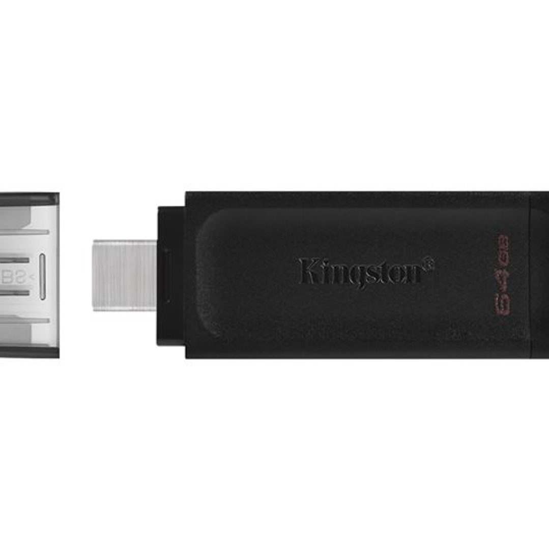 Unidad flash USB Kingston 64GB USB-C Datatraveler 70 DT70/64GB 2