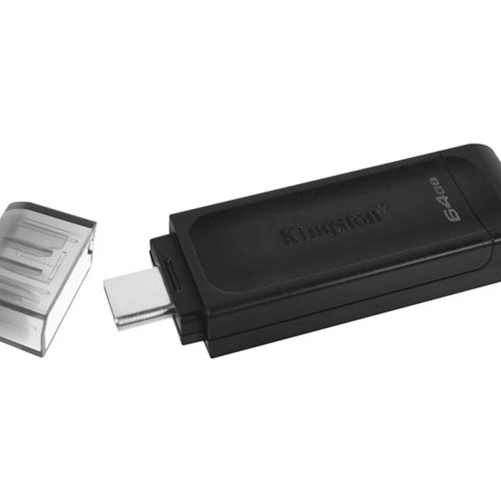 Unidad flash USB Kingston 64GB USB-C Datatraveler 70 DT70/64GB 3
