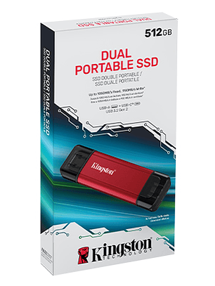 Unidad de estado sólido externa Kingston - SSD SPSD/512GB 512GB