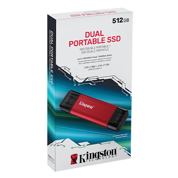 Unidad de estado sólido externa Kingston - SSD SPSD/512GB 512GB 1