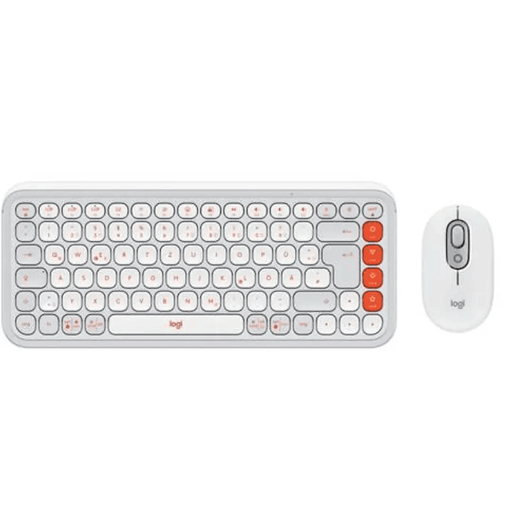 Combo inalámbrico Logitech POP Icon Blanco Español 1
