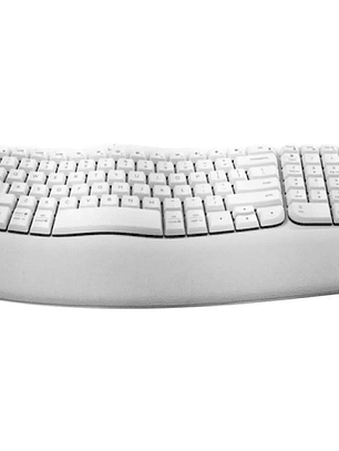 Teclado inalámbrico Logitech Wave Keys blanco español 920-012279