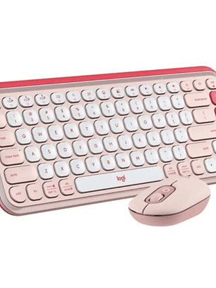 Combo inalámbrico Logitech POP Icon Rosado Español 920-013053