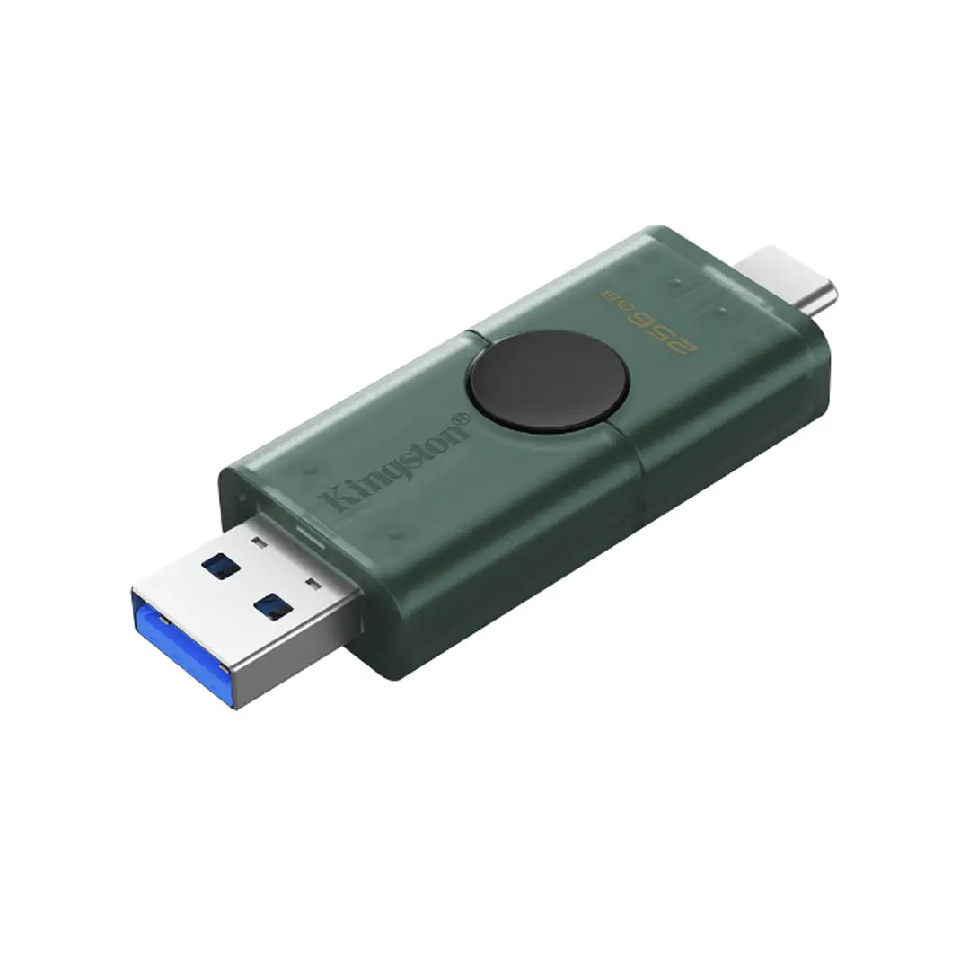 Unidad flash USB Kingston - 256GB USB-A + USB-C Gen1 Data 2